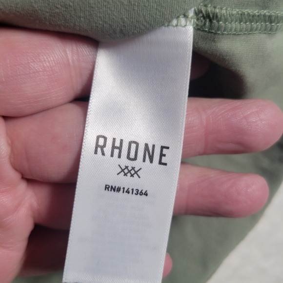 Rhone Reign Short Sleeve Training Tee Sage Green Mens Size Medium 100305 SU22 - Picture 2 of 11